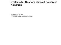 خرید استاندارد API BULLETIN 16H دانلود استاندارد API BULLETIN 16H دانلود استاندارد Automated Safety Instrumented Systems for Onshore Blowout Preventer Actuation