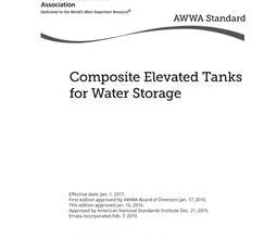 خرید ایبوک Composite Elevated Tanks for Water Storage دانلود کتاب مخازن مرکب برای ذخیره آب دانلود استاندارد AWWA D107-16