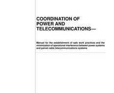 دانلود استاندارد AS HB 100-2000 دانلود استاندارد COORDINATION OF POWER AND TELECOMMUNICATIONS دانلود تجهیزات هماهنگی برق و مخابرات