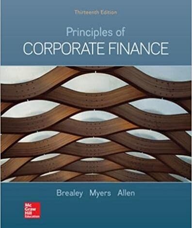 دانلود کتاب Principles of Corporate Finance 13th Edition دانلود ایبوک اصول مالی شرکتی نسخه سیزدهم 9781260013900