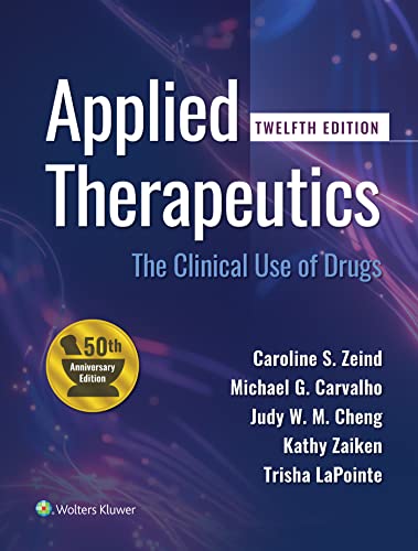 دانلود کتاب Applied Therapeutics The Clinical Use of Drugs 12th Edition دانلود ایبوک درمان کاربردی استفاده بالینی از داروها ویرایش دوازدهم