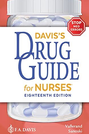 دانلود کتاب فهرست مطالب Davis's Drug Guide for Nurses 18th Edition دانلود ایبوک راهنمای دارویی دیویس برای پرستاران نسخه هجدهم