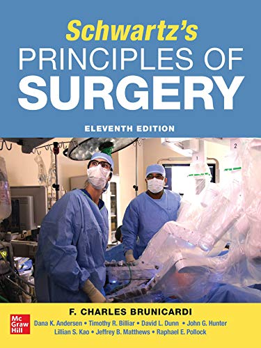 ایبوک Schwartz's Principles Of Surgery 11th edition خرید کتاب اصول جراحی شوارتز نسخه یازدهم دانلود ISBN-13 ‏ : ‎ 978-1259835353