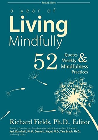 دانلود کتاب A Year of Living Mindfully 52 Quotes Weekly Mindfulness Practices دانلود ایبوک یک سال زندگی آگاهانه 52 نقل قول تمرینات هفتگی