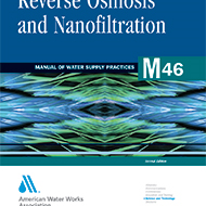 خرید ایبوک REVERSE OSMOSIS AND NANOFILTRATION SECOND EDITION دانلود کتاب اسمز معکوس و نانوفیلتراسیون ویرایش دوم دانلود استاندارد AWWA M46