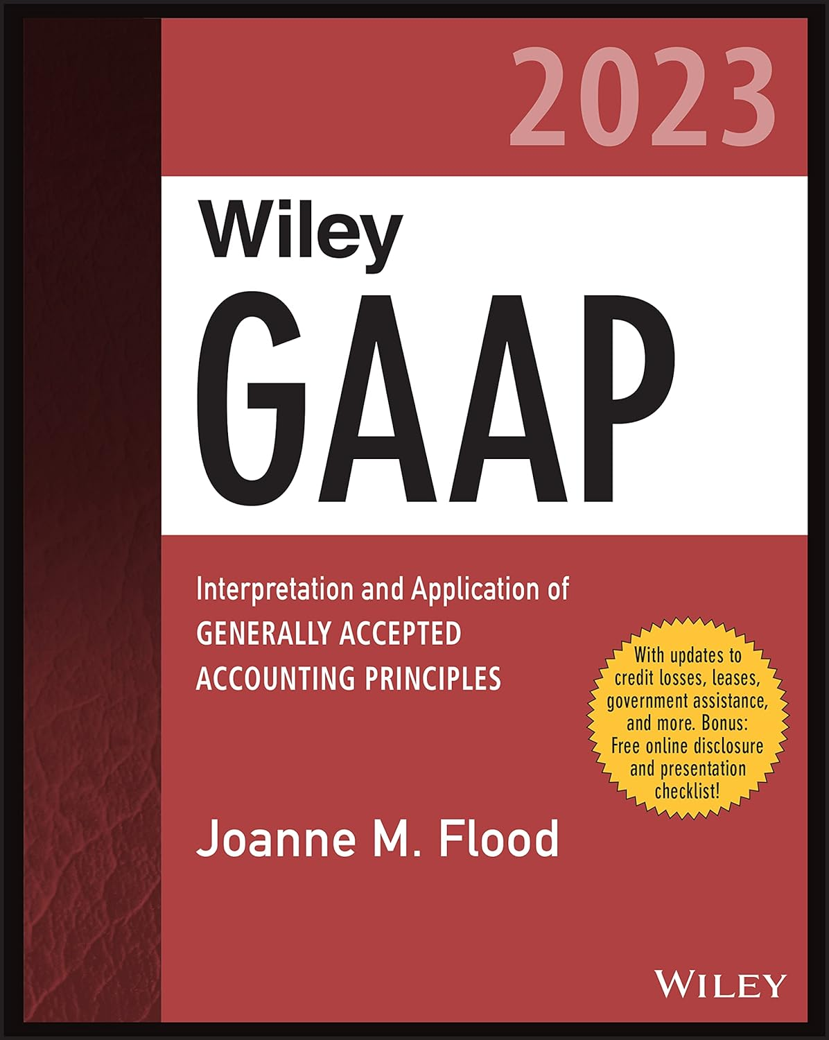 دانلود کتاب Wiley GAAP 2023 Interpretation and Application of Generally Accepted Accounting Principles