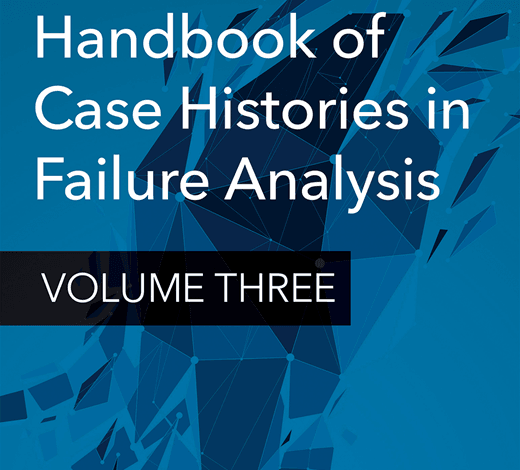خرید ایبوک ASM Handbook Volume 3 Handbook of Case Histories in Failure Analysis هندبوک آنالیز شکست 978-1-62708-241-9 Larry Berardinis