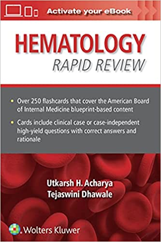 دانلود کتاب Hematology Rapid Review Flash Cards دانلود ایبوک فلش کارت های بررسی سریع هماتولوژی 978-1975153489