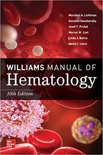 دانلود کتاب Williams Manual of Hematology 10th Edition دانلود ایبوک راهنمای خون شناسی ویلیامز نسخه دهم  9781264269204