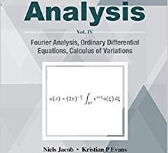 دانلود کتاب Course In Analysis A Vol. Iv Fourier Analysis Ordinary Differential Equations Calculus Of Variations