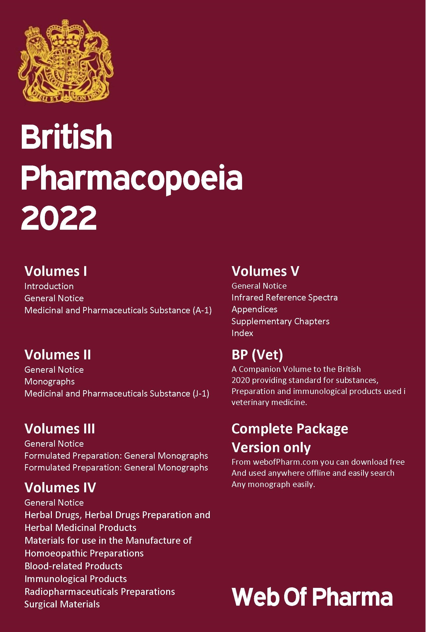 دانلود کتاب British pharmacopoeia 2022 خرید ایبوک فارماکوپه انگلیسی 2022 دانلود متن کامل فارماكوپه انگلستان BP pharmacopoeia.com